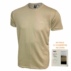 Kit com 3 Camisetas Polo Rg518 - loja online
