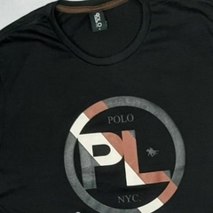 Camiseta Masculina Preta Estampada Nyc Polo Rg518 - comprar online