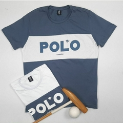 Camiseta Masculina Navy Estampada London Polo Rg518 - comprar online