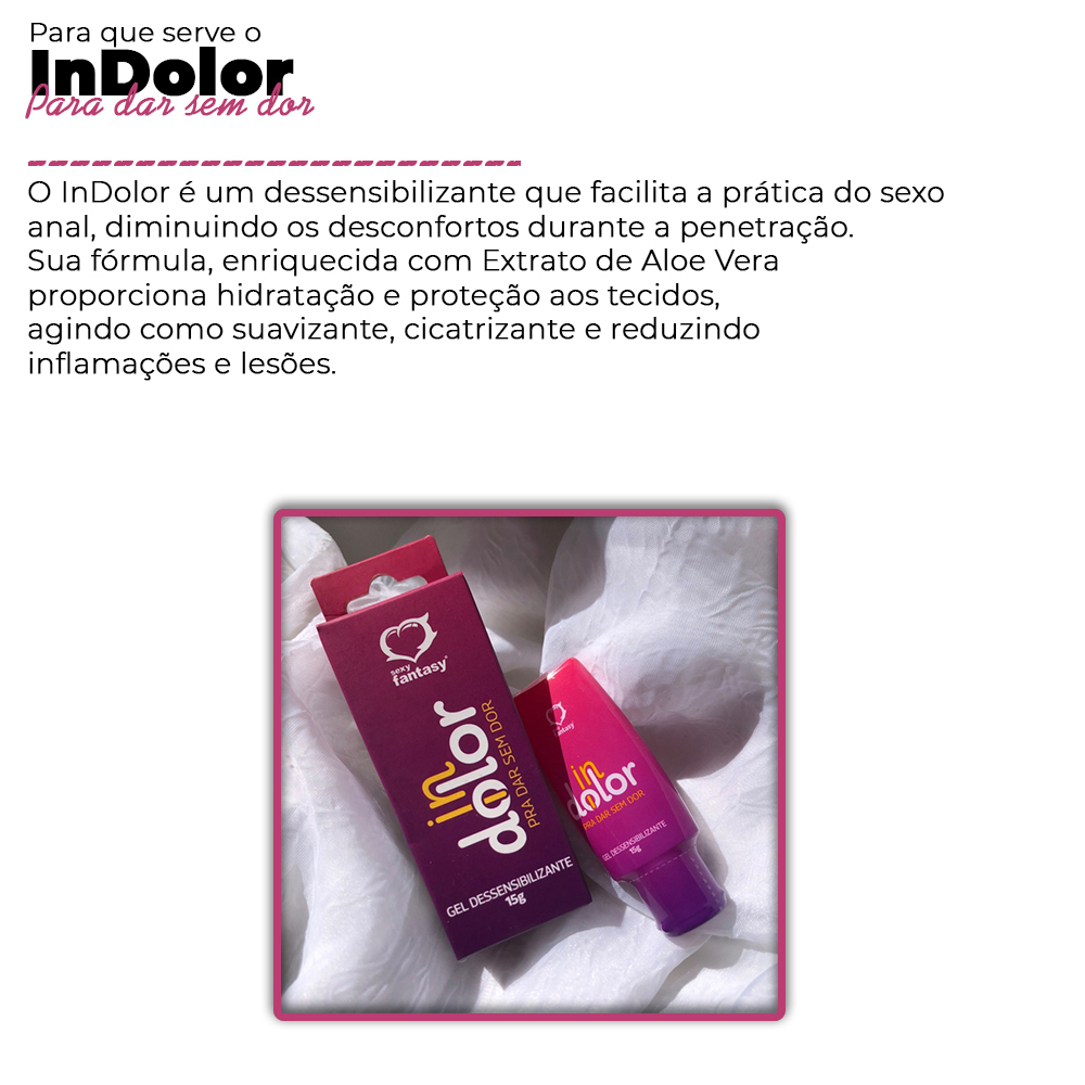 InDolor Gel Dessensibilizante Anal 15ml Sexy Fantasy