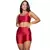 Conjunto Fitness Top Bojo Removível e Short New Zig na internet