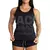 Imagem do Conjunto Feminino Academia Short 2em1 com Bermuda compressão e Regata Nadador pra Exercício e Treino