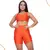 Imagem do Conjunto Top C/Bojo Removível+Short Fitness Feminino