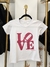 Remera LOVE corta - comprar online