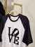 Remera LOVE combinada