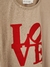 Remera LOVE corta