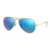 Anteojos de sol Ray Ban AVIADOR RB 3025 112/17 58 GOLD AZUL ESPEJADO