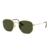 Anteojos de Sol Ray-Ban Hexagonal Flat Lenses RB3548 001 - Gold Green - Estilo Clásico y Elegante