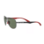 Anteojos de Sol Ray Ban FERRARI AVIATOR FIBRA CARBONO GUNMETAL GREEN RB 8313M F001/71 PATILLA PUNTA ROJA - comprar online