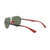 Anteojos de Sol Ray Ban FERRARI AVIATOR FIBRA CARBONO GUNMETAL GREEN RB 8313M F001/71 PATILLA PUNTA ROJA - Burbujuy