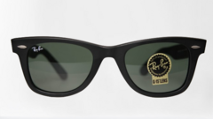 Ray Ban WAYFARER RB 2140 50/22 Negro Mate Filtro Verde en internet