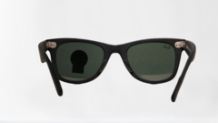 Ray Ban WAYFARER RB 2140 50/22 Negro Mate Filtro Verde - View Navigation Pilot Eyewear