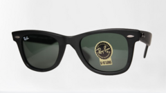 Ray Ban WAYFARER RB 2140 50/22 Negro Mate Filtro Verde