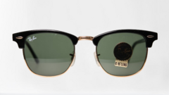 Ray Ban RB 3016 ClubMaster 51/21 145 Negro Brillante Filtro Verde en internet