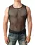 Camiseta sin mangas de malla transparente para hombre, ropa interior Sexy ajusta - FACTOR TIEMPO TV SHOP.COM