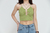 Crop Top Tiras Finas Verde - comprar en línea