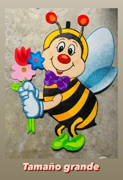 Abeja-tulipan