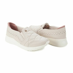 Tênis Kolosh Casual Ultra Conforto Slip On Bege Claro