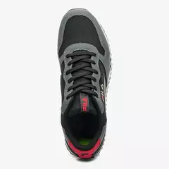 Tênis Fila Euro Jogger Sport Masculino Graphite/Black/Red - Casual Calçados