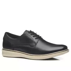 Sapato Social Pegada Masculino em Couro Preto 126101-02