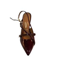 Sapato Vizzano Feminino Slingback Verniz Vinho na internet