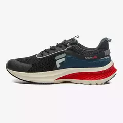 Tênis Fila Progress Corrida Masculino Black/Red/Navy - comprar online