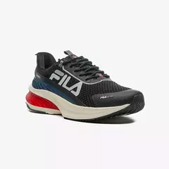 Tênis Fila Progress Corrida Masculino Black/Red/Navy na internet