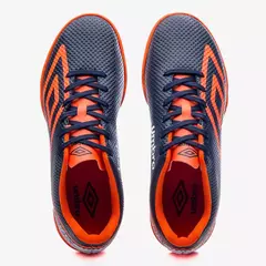 Chuteira Futsal Umbro Force Navy/Carrot/White - Casual Calçados