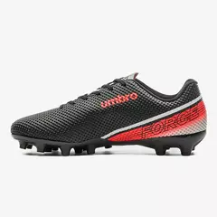 Chuteira Campo Umbro Force Black/White/Fiery Coral - comprar online