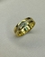 Aliança Ouro 18k 4mm com Friso Central de Diamantes