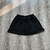 Broken Cotton Skirt - Midgnight Black