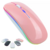 Mouse sem Fio Bluetooth Recarregável LED- Rosa