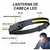 Farol Lanterna Cabeça Led Recarregavel Sensor Movimento - comprar online