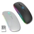 Mouse sem Fio Bluetooth Recarregável LED - Lemale