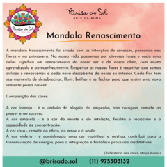 Quadro Mandala Renascimento - Brisa do Sol Mandalas