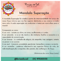 Quadro Mandala Superação - Brisa do Sol Mandalas