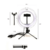 Ring light 8 polegadas (20cm) com tripé de mesa e suporte para celular - comprar online