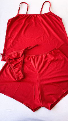 Pijama Camila - Vermelho