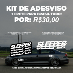 Kit 6 Adesivos SLEEPER Com Frete Grátis