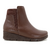 BOTA PLATAFORMA CHOCOLATE COM LASER - loja online