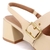 SLINGBACK SALTO BLOCO VANILLA - loja online