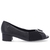 PEEP TOE SALTO BLOCO PRETO