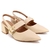 SLINGBACK SALTO BLOCO VANILLA - loja online