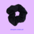 Scrunchie negra lisa