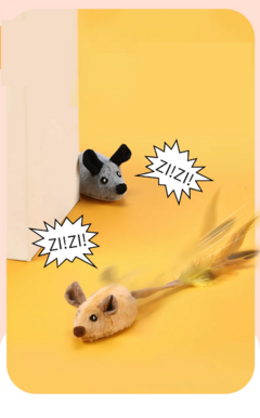 Brinquedo rato para gato - loja online