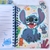 Caderno A5 Little Stitch 22x15 - Fofuras de Maria