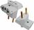 Adaptador de Tomada T Benjamin 3x1 10A / 250V Branco - GARAGE45 - Os Melhores Produtos e as Melhores Oportunidades.