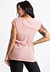 Blusa Tela Manga Curta Rosa Fitness | REF: BLMC1 - Canes Magazine