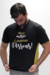 Camiseta “Minha missão é inspirar pessoas” Preto com dourado - comprar online