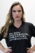 Camiseta “Eu sou incansável, imbatível, invencível” Preto com branco - comprar online